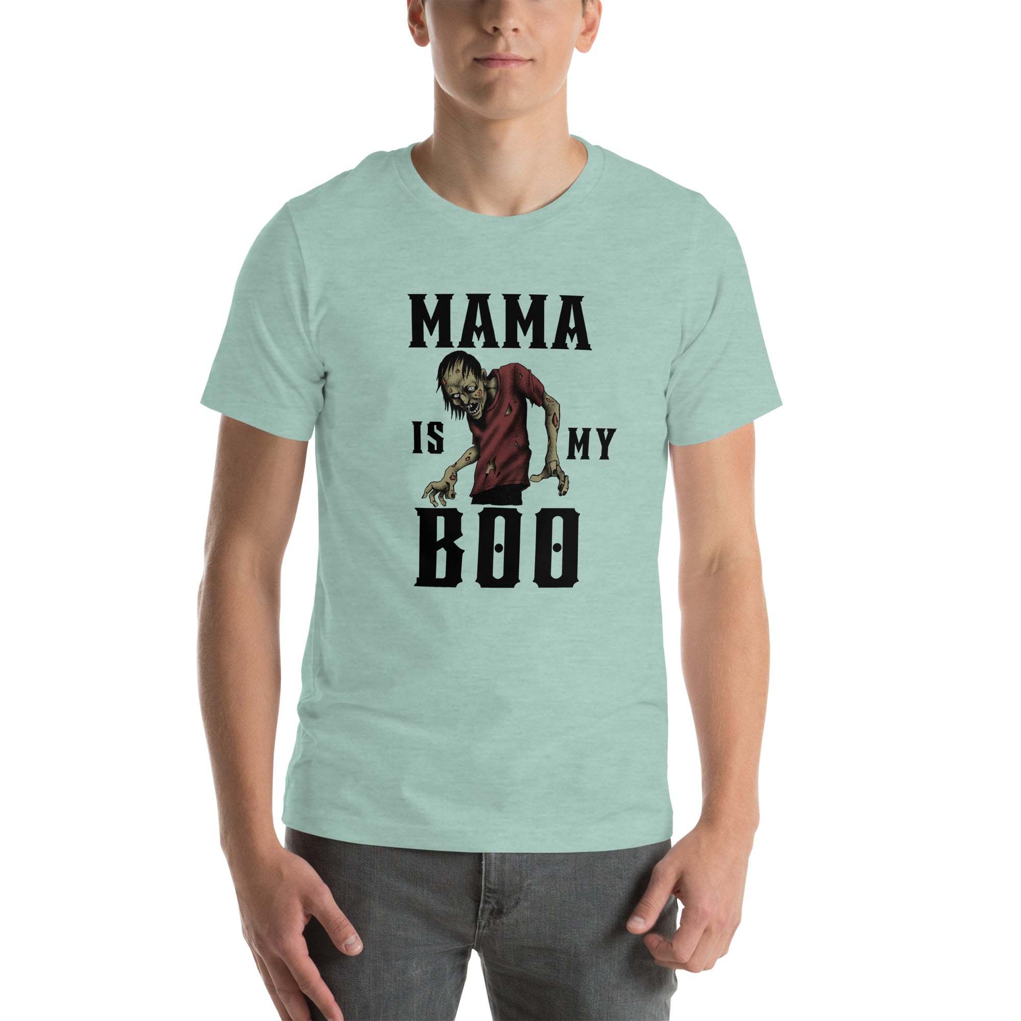 Mama Is My Boo T-Shirt – Funny Halloween Zombie Tee for Spooky Moms
