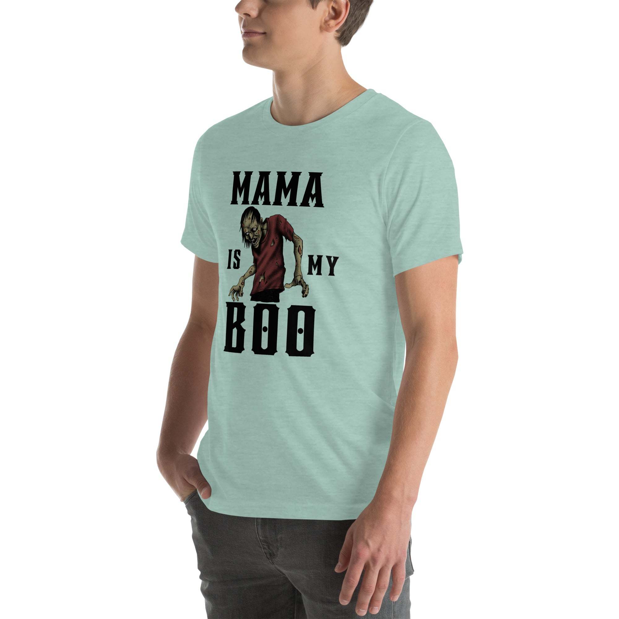 Mama Is My Boo T-Shirt – Funny Halloween Zombie Tee for Spooky Moms