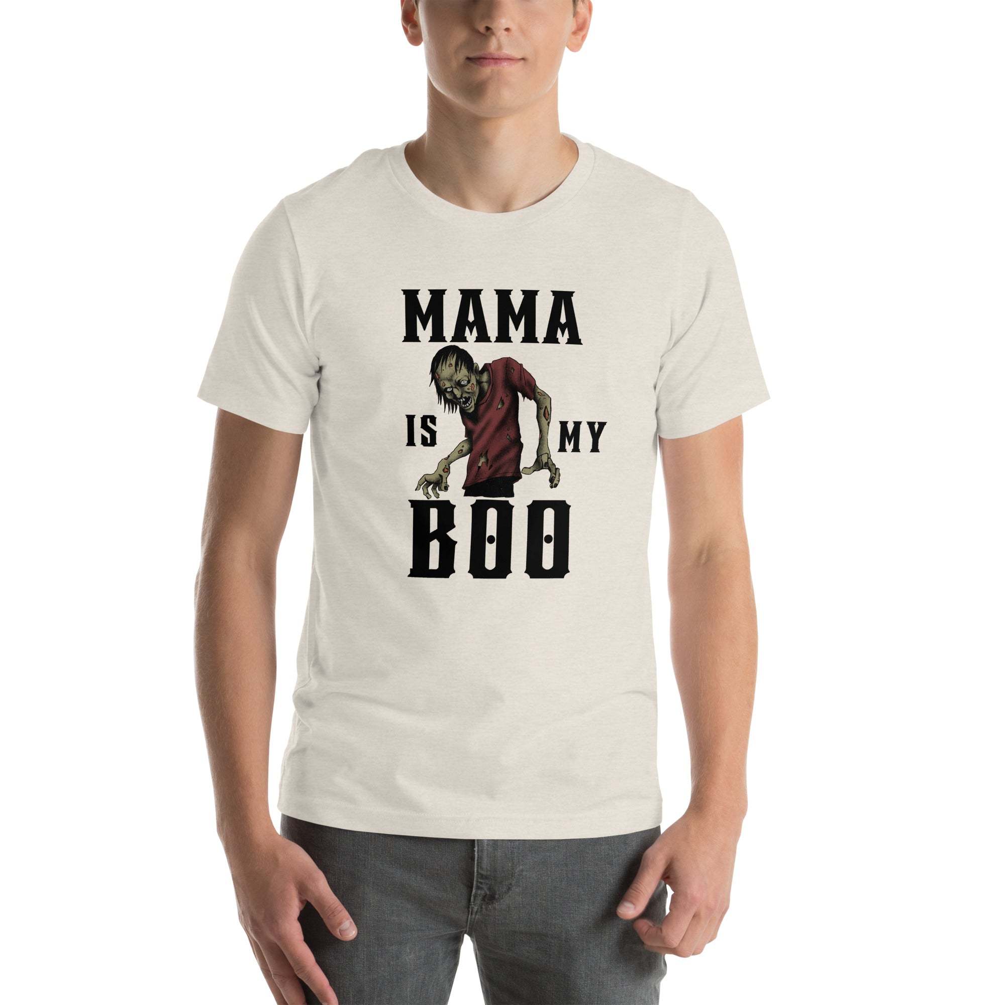 Mama Is My Boo T-Shirt – Funny Halloween Zombie Tee for Spooky Moms