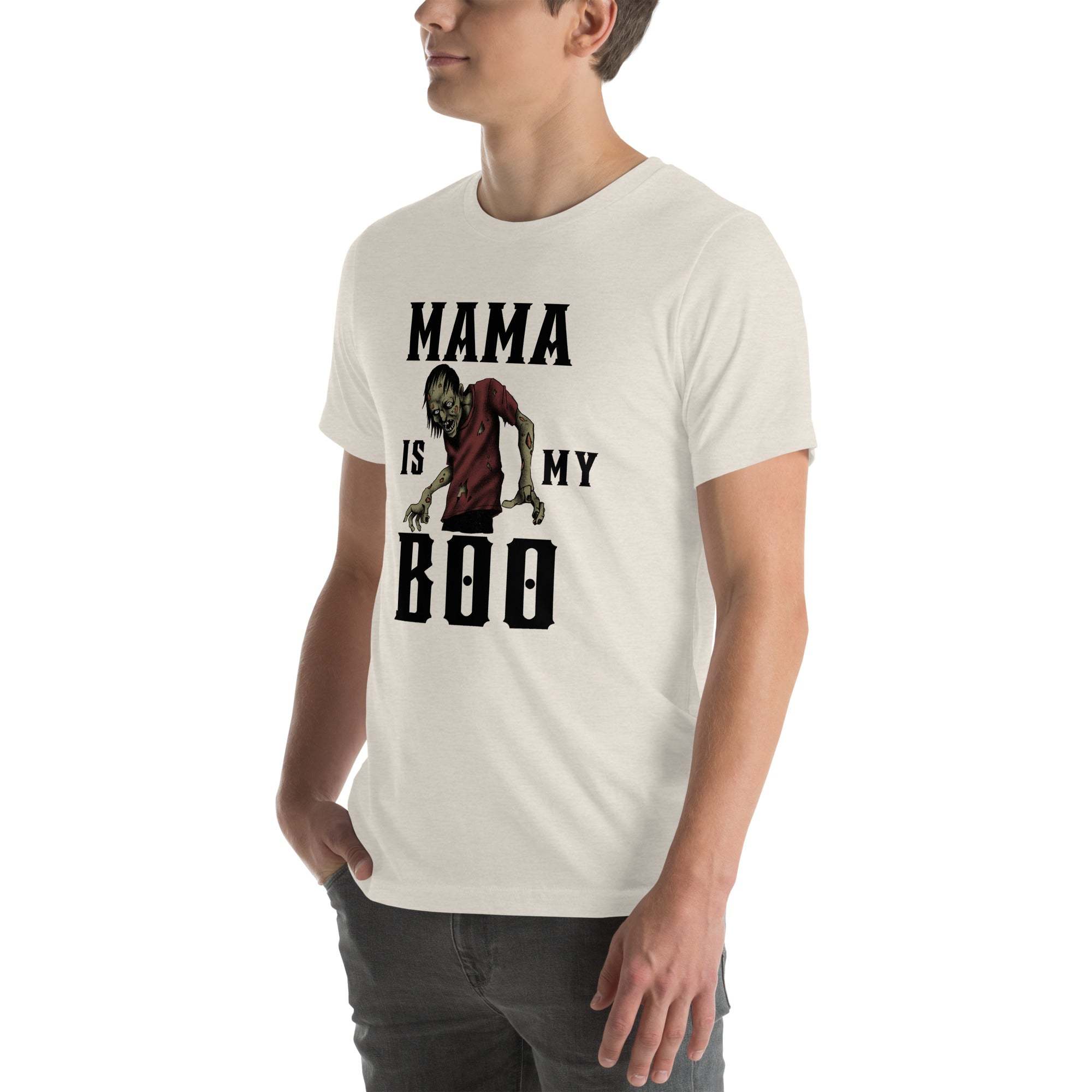 Mama Is My Boo T-Shirt – Funny Halloween Zombie Tee for Spooky Moms