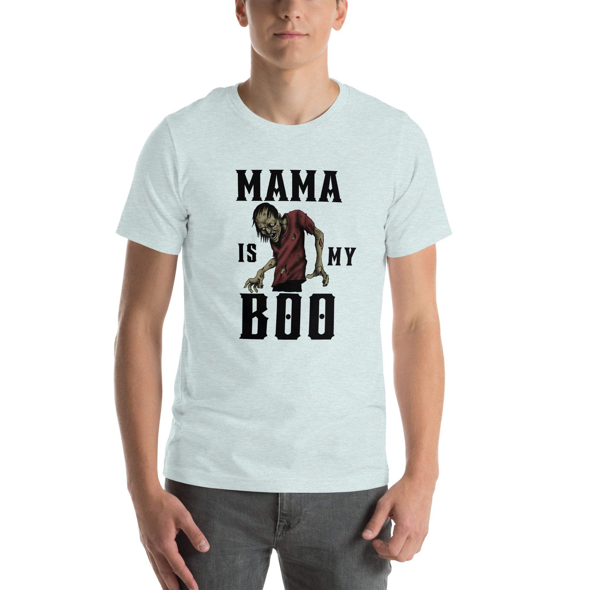 Mama Is My Boo T-Shirt – Funny Halloween Zombie Tee for Spooky Moms