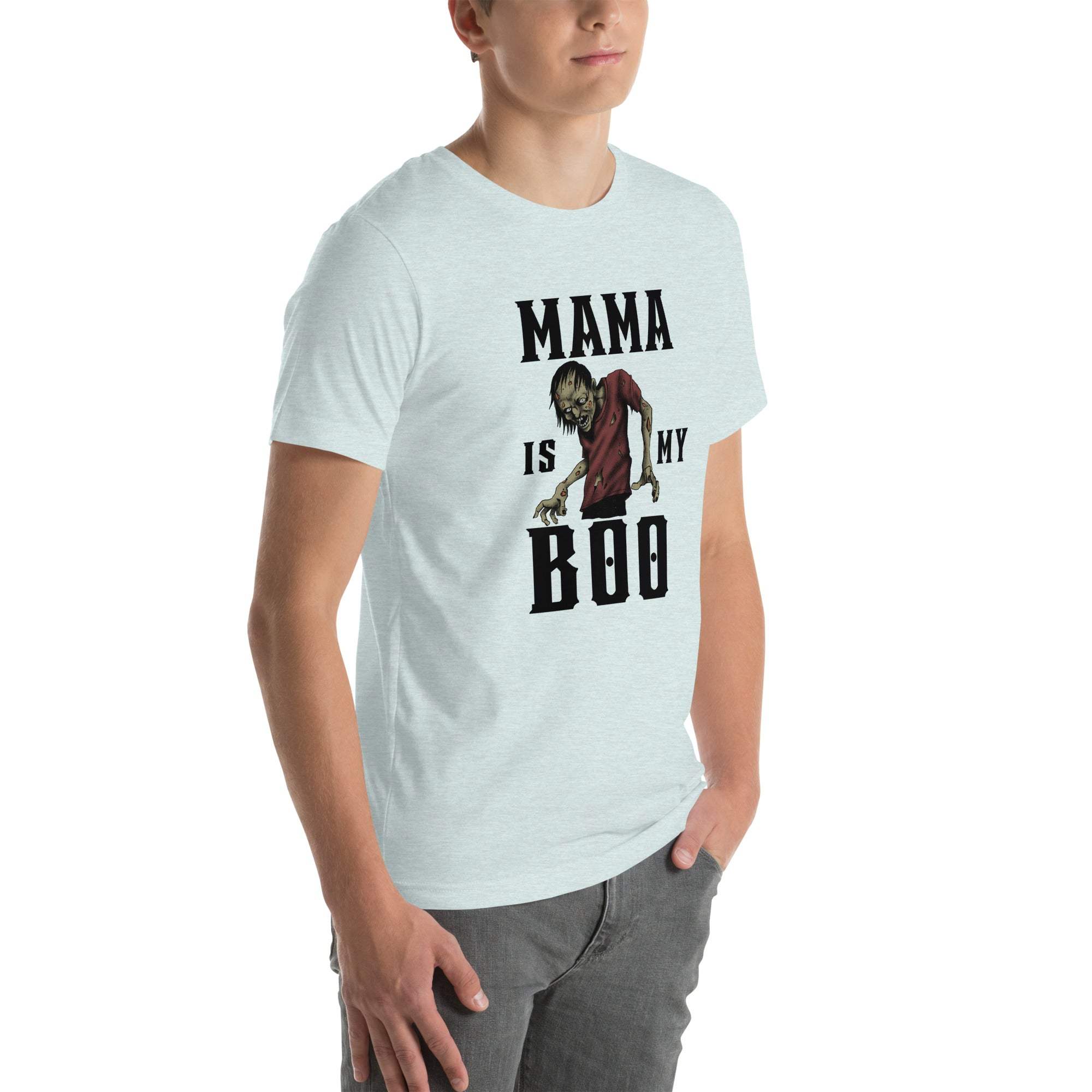 Mama Is My Boo T-Shirt – Funny Halloween Zombie Tee for Spooky Moms
