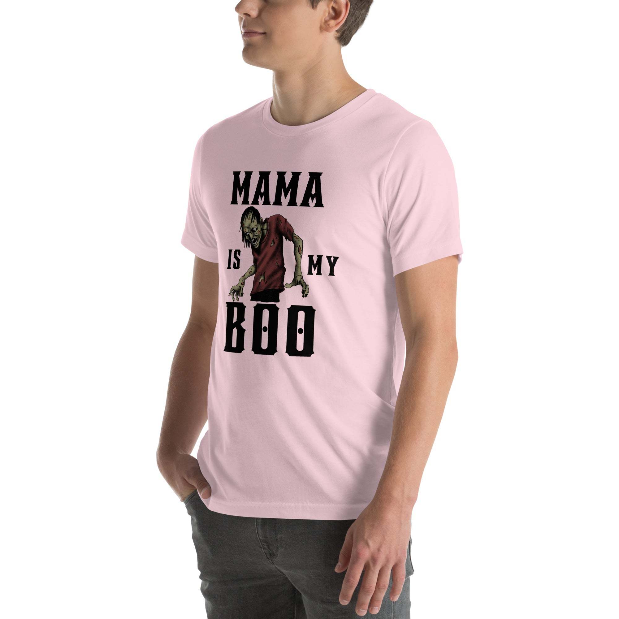 Mama Is My Boo T-Shirt – Funny Halloween Zombie Tee for Spooky Moms