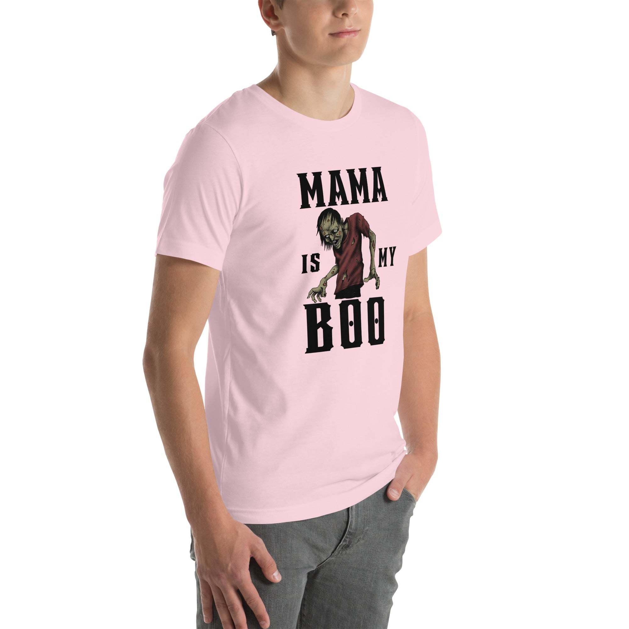 Mama Is My Boo T-Shirt – Funny Halloween Zombie Tee for Spooky Moms