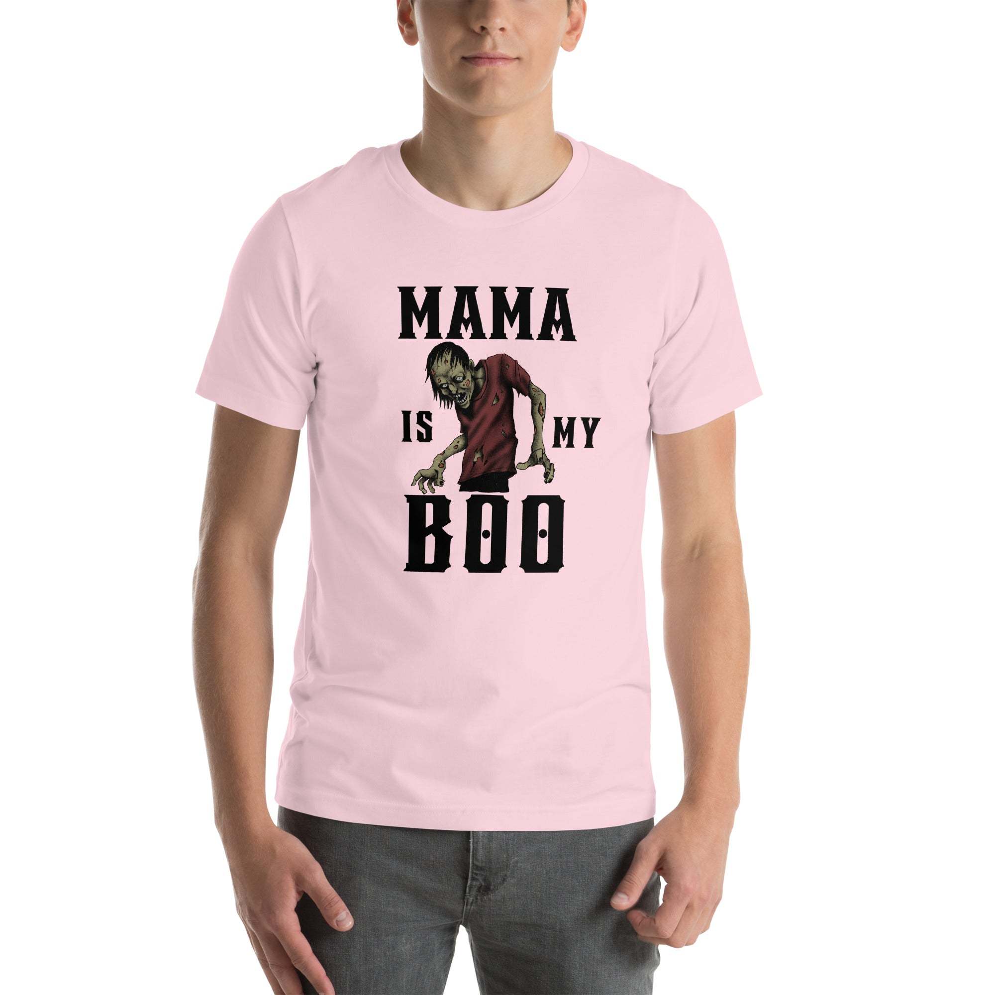 Mama Is My Boo T-Shirt – Funny Halloween Zombie Tee for Spooky Moms