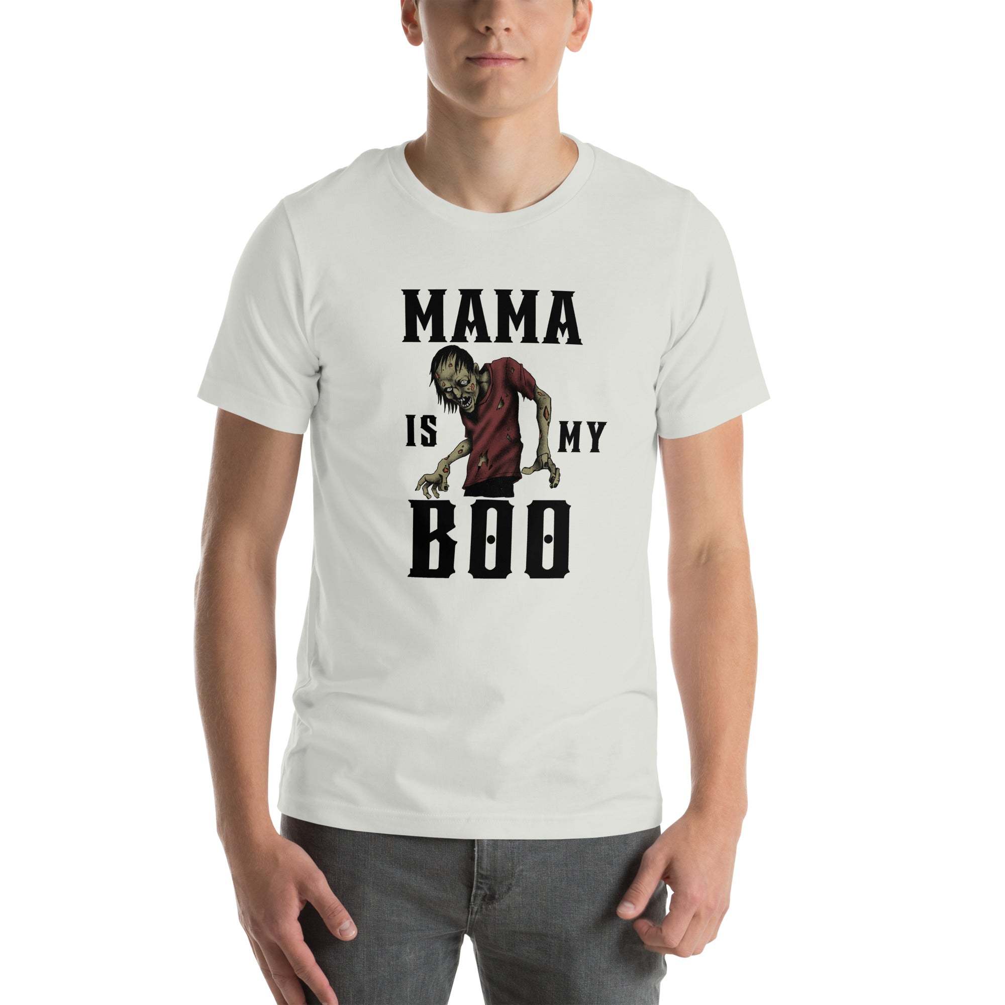 Mama Is My Boo T-Shirt – Funny Halloween Zombie Tee for Spooky Moms
