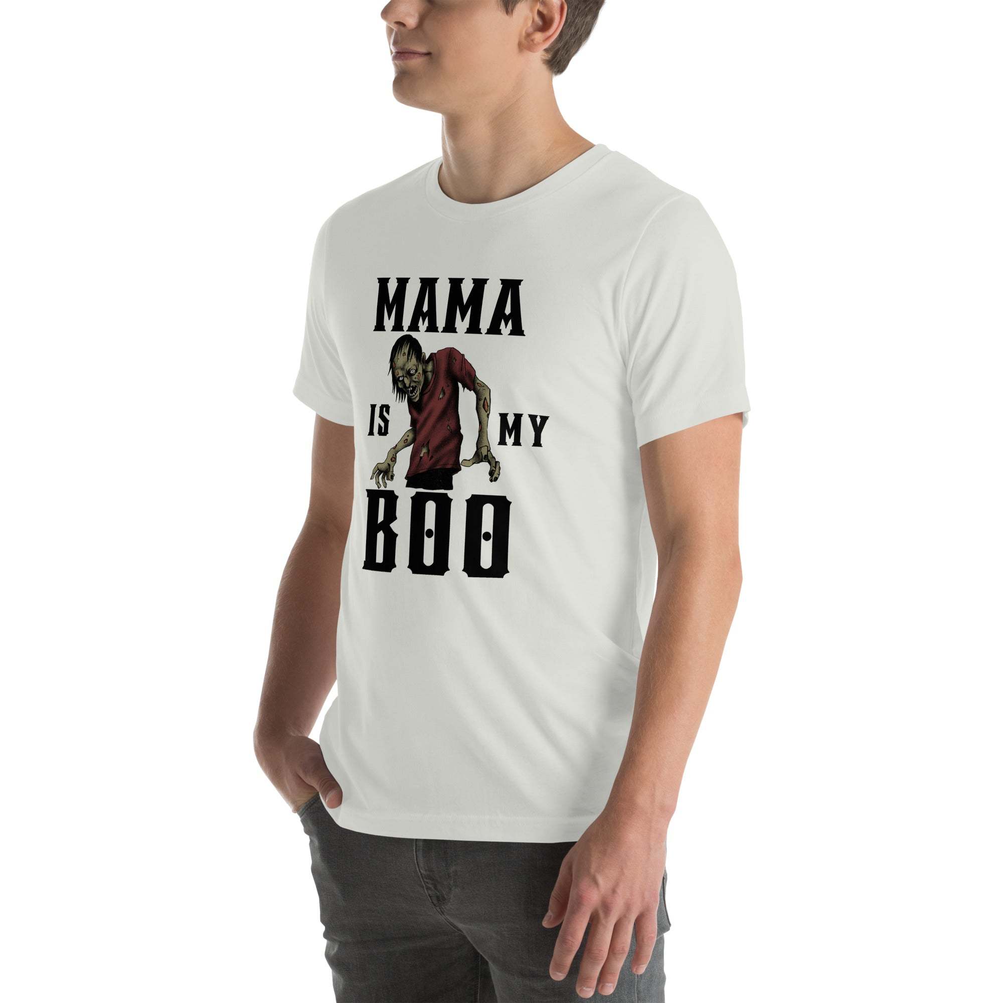 Mama Is My Boo T-Shirt – Funny Halloween Zombie Tee for Spooky Moms