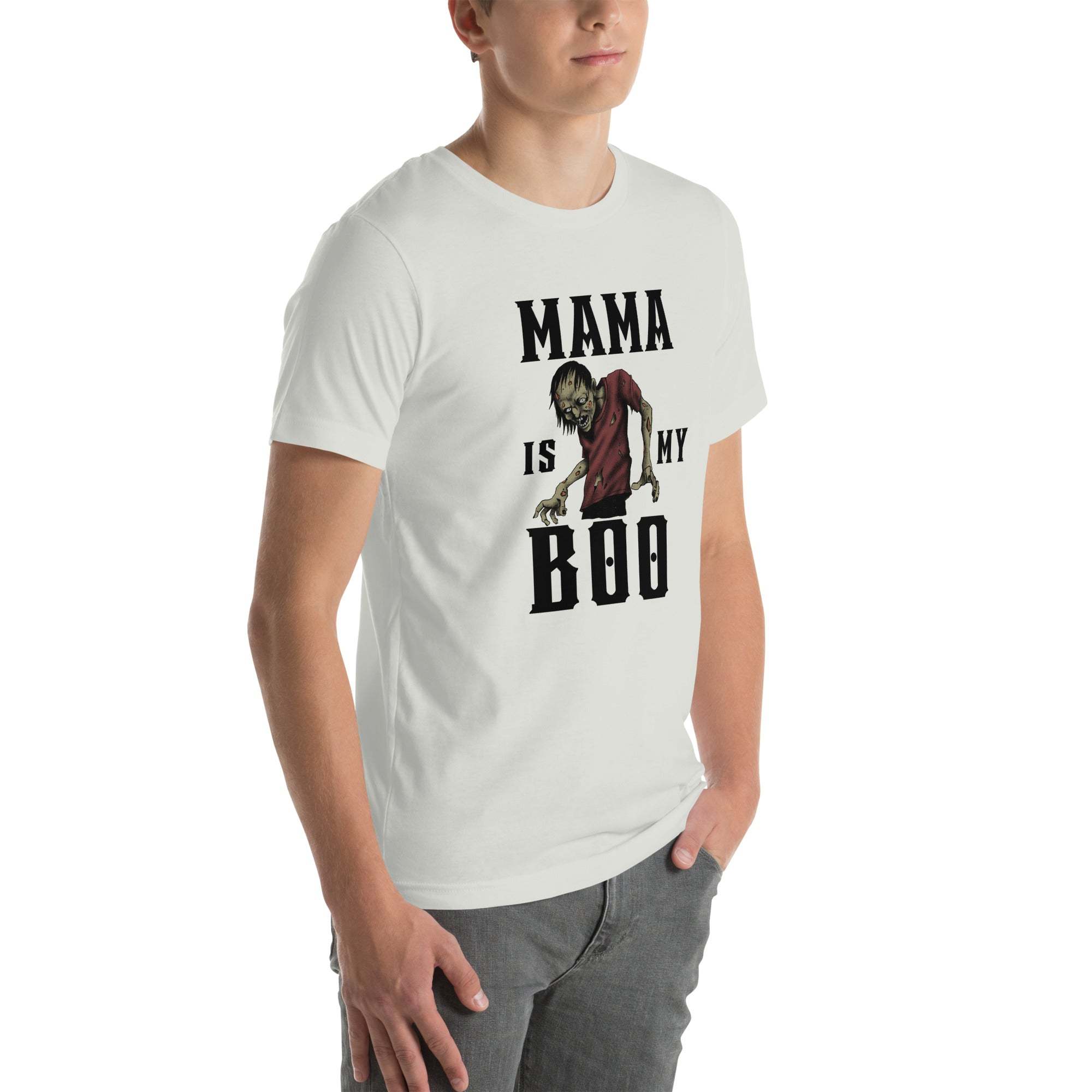 Mama Is My Boo T-Shirt – Funny Halloween Zombie Tee for Spooky Moms
