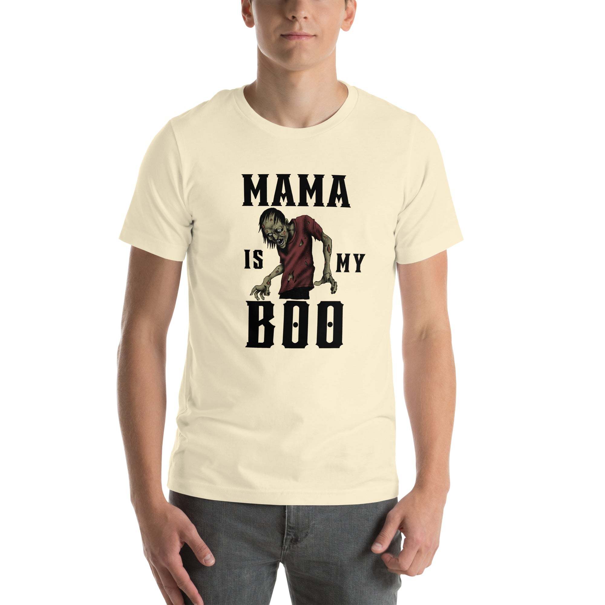 Mama Is My Boo T-Shirt – Funny Halloween Zombie Tee for Spooky Moms