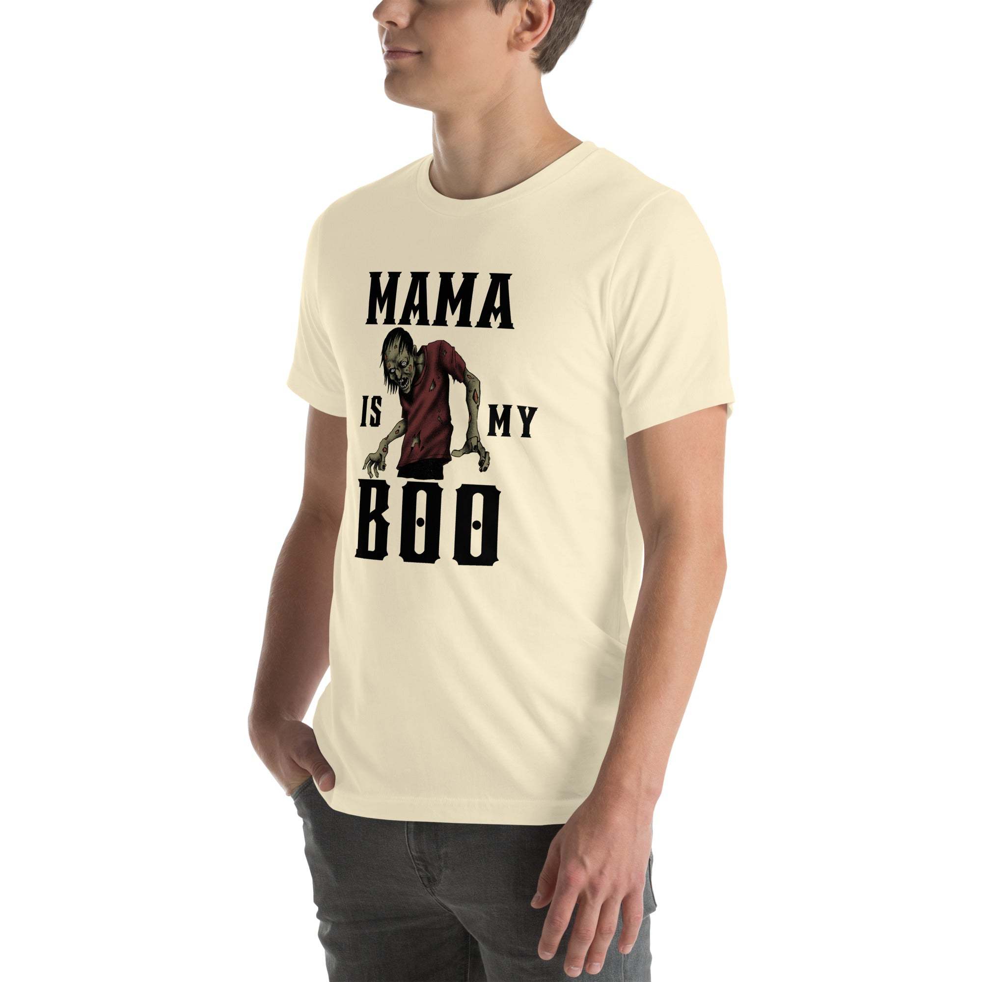 Mama Is My Boo T-Shirt – Funny Halloween Zombie Tee for Spooky Moms