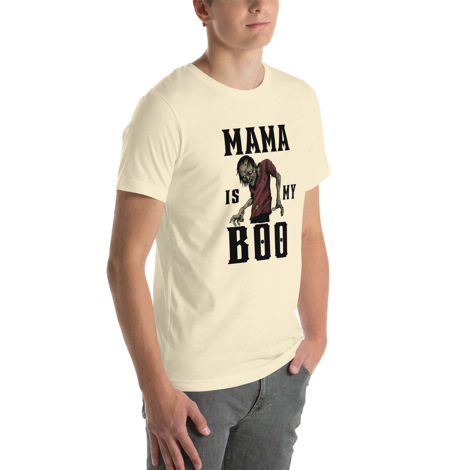 Mama Is My Boo T-Shirt – Funny Halloween Zombie Tee for Spooky Moms
