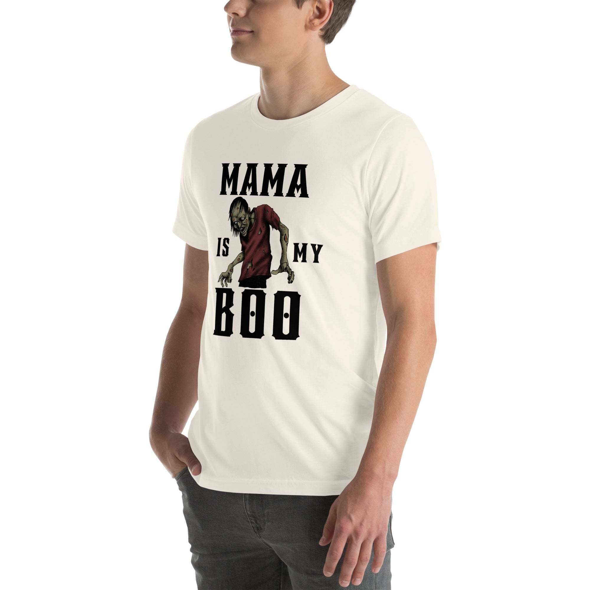 Mama Is My Boo T-Shirt – Funny Halloween Zombie Tee for Spooky Moms