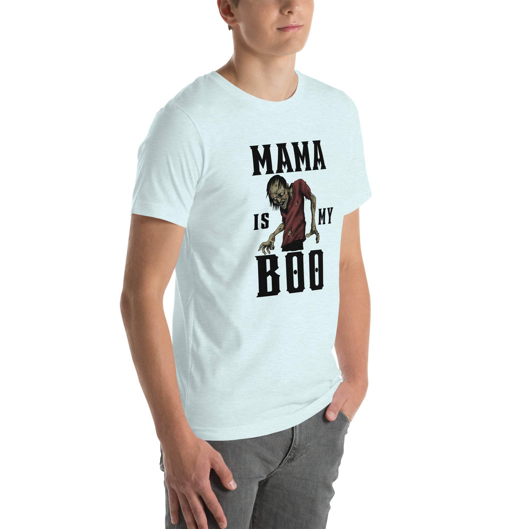 Mama Is My Boo T-Shirt – Funny Halloween Zombie Tee for Spooky Moms