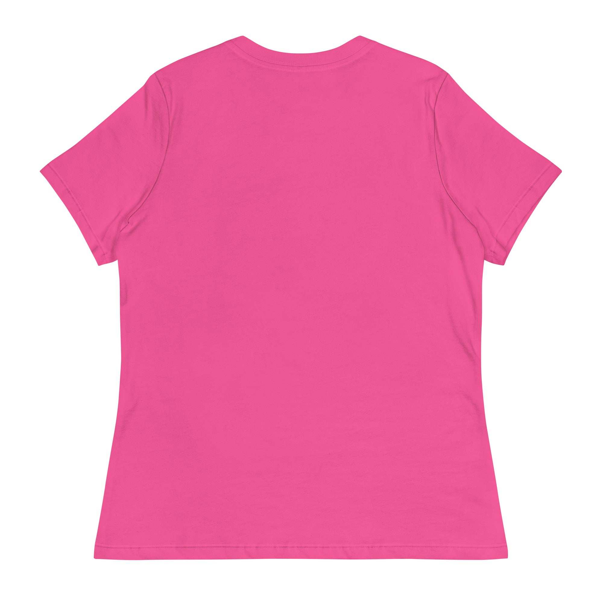 Back view of a pink unisex Blessings T-Shirt made from soft, breathable cotton, designed for comfort and faith-based style.