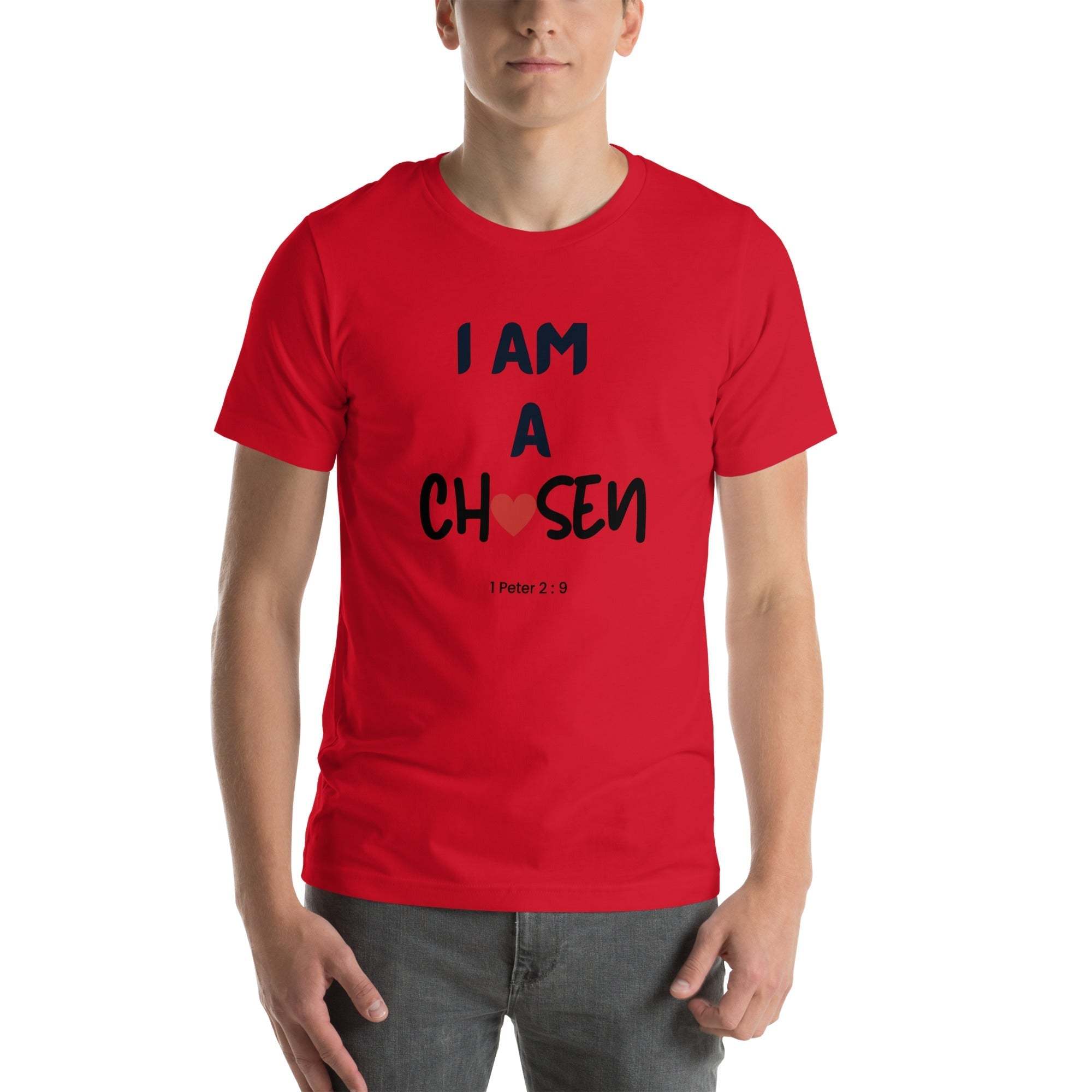 I Am A Chosen T-Shirt - Faith-Inspired Casual Wear, Confidence & Style
