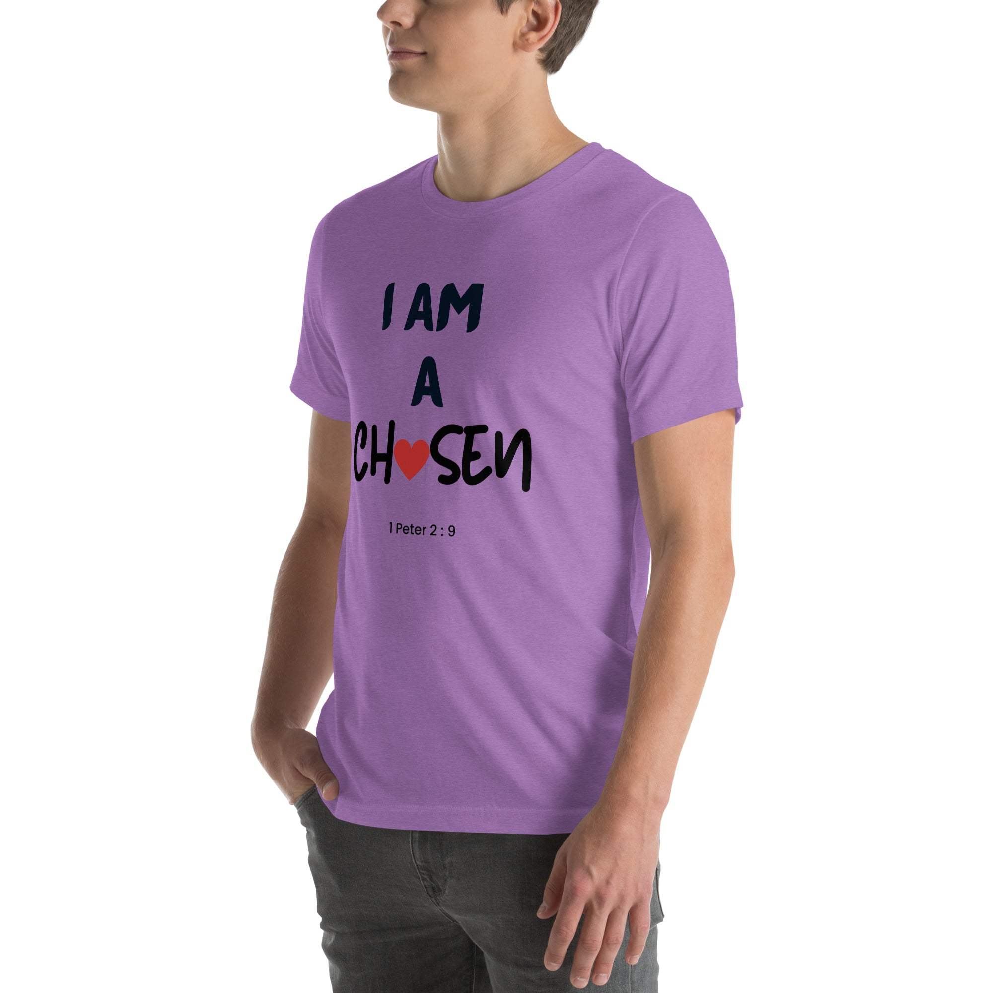 I Am A Chosen T-Shirt - Faith-Inspired Casual Wear, Confidence & Style