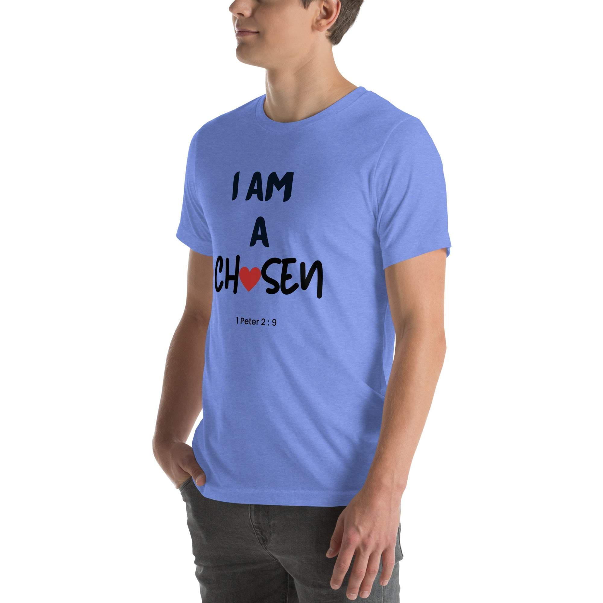 I Am A Chosen T-Shirt - Faith-Inspired Casual Wear, Confidence & Style