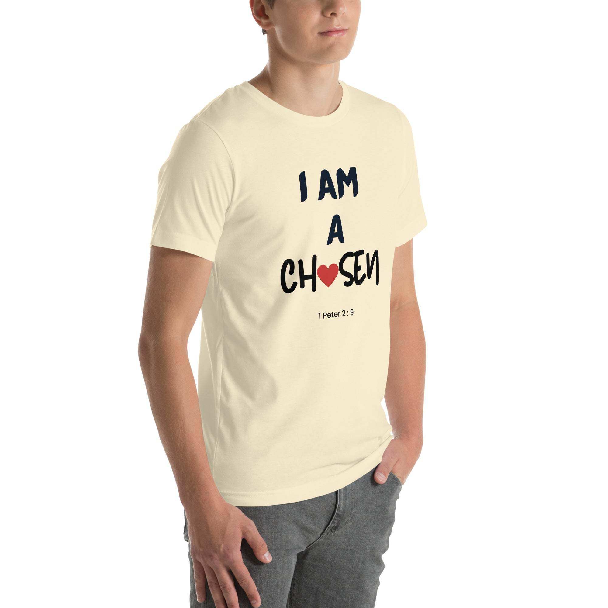 I Am A Chosen T-Shirt - Faith-Inspired Casual Wear, Confidence & Style
