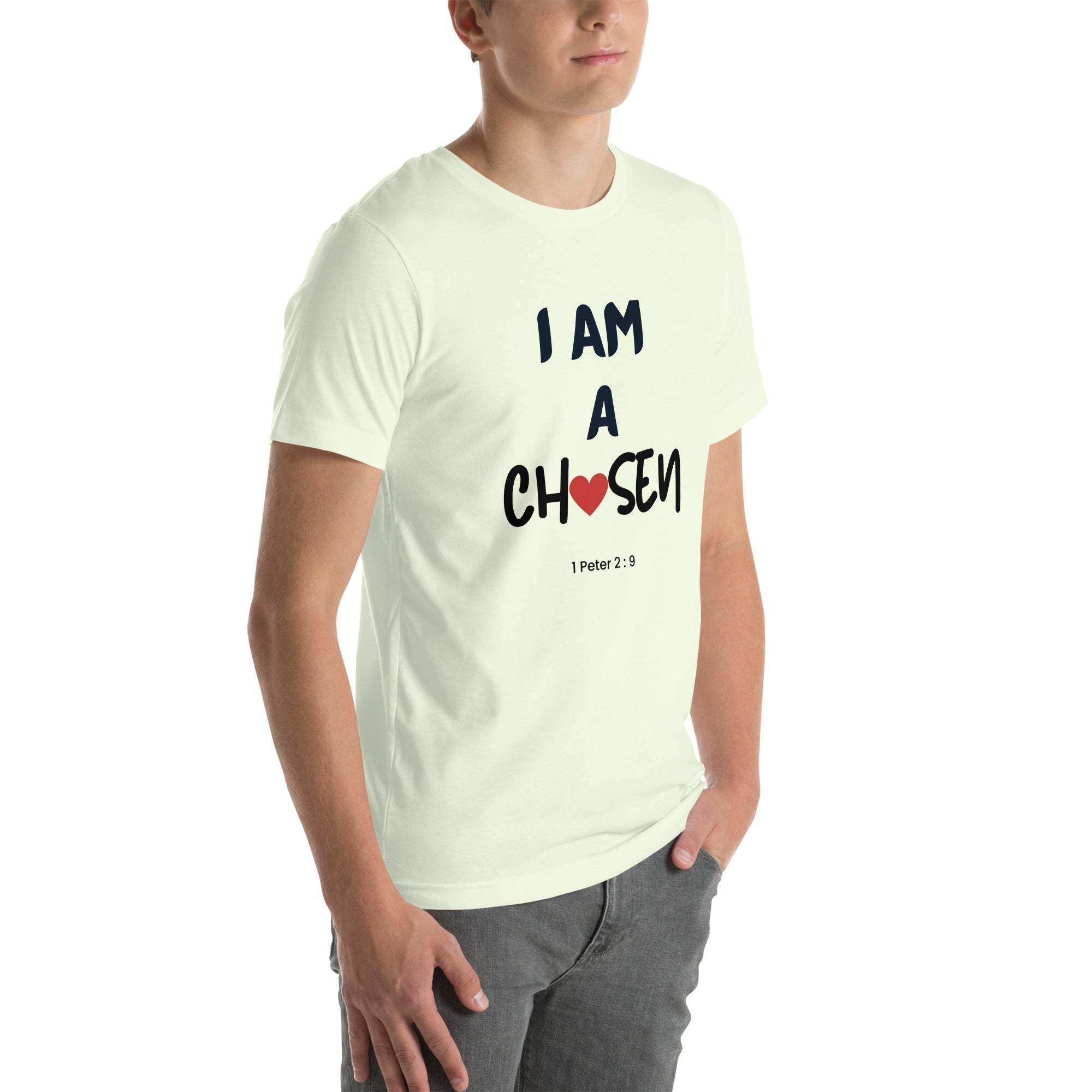 I Am A Chosen T-Shirt - Faith-Inspired Casual Wear, Confidence & Style