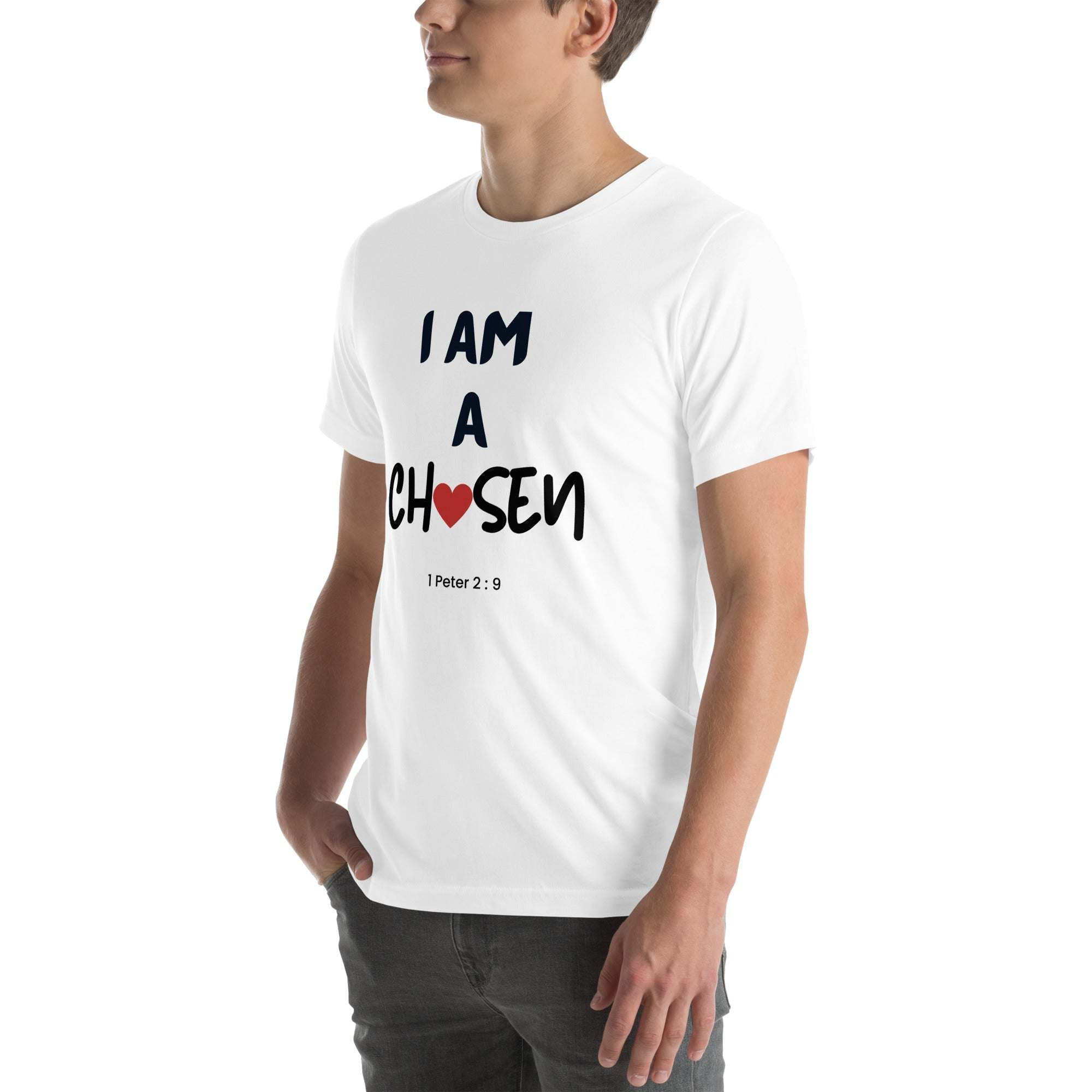 I Am A Chosen T-Shirt - Faith-Inspired Casual Wear, Confidence & Style