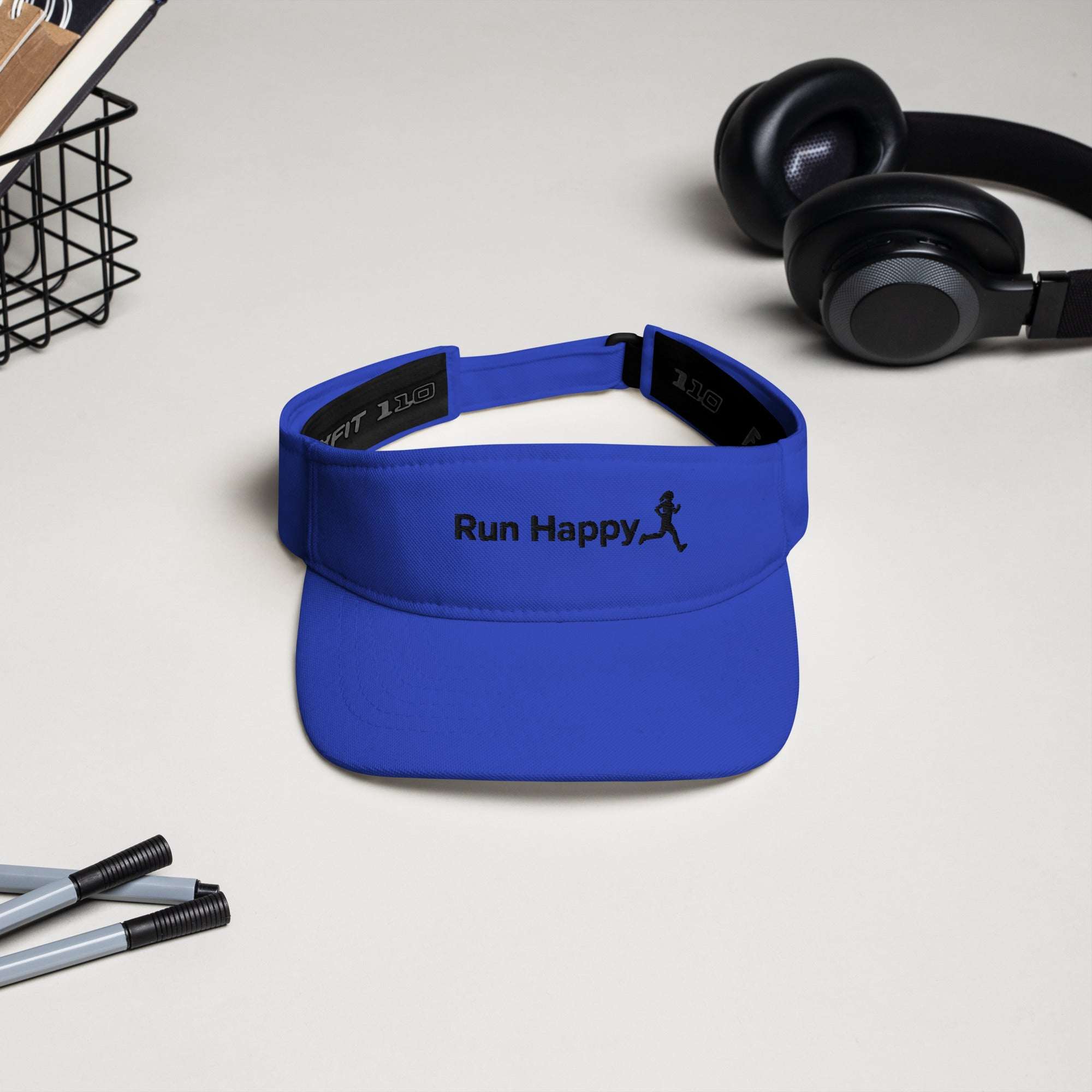 Women’s Run Happy Sun Visor - Lightweight & Comfortable
