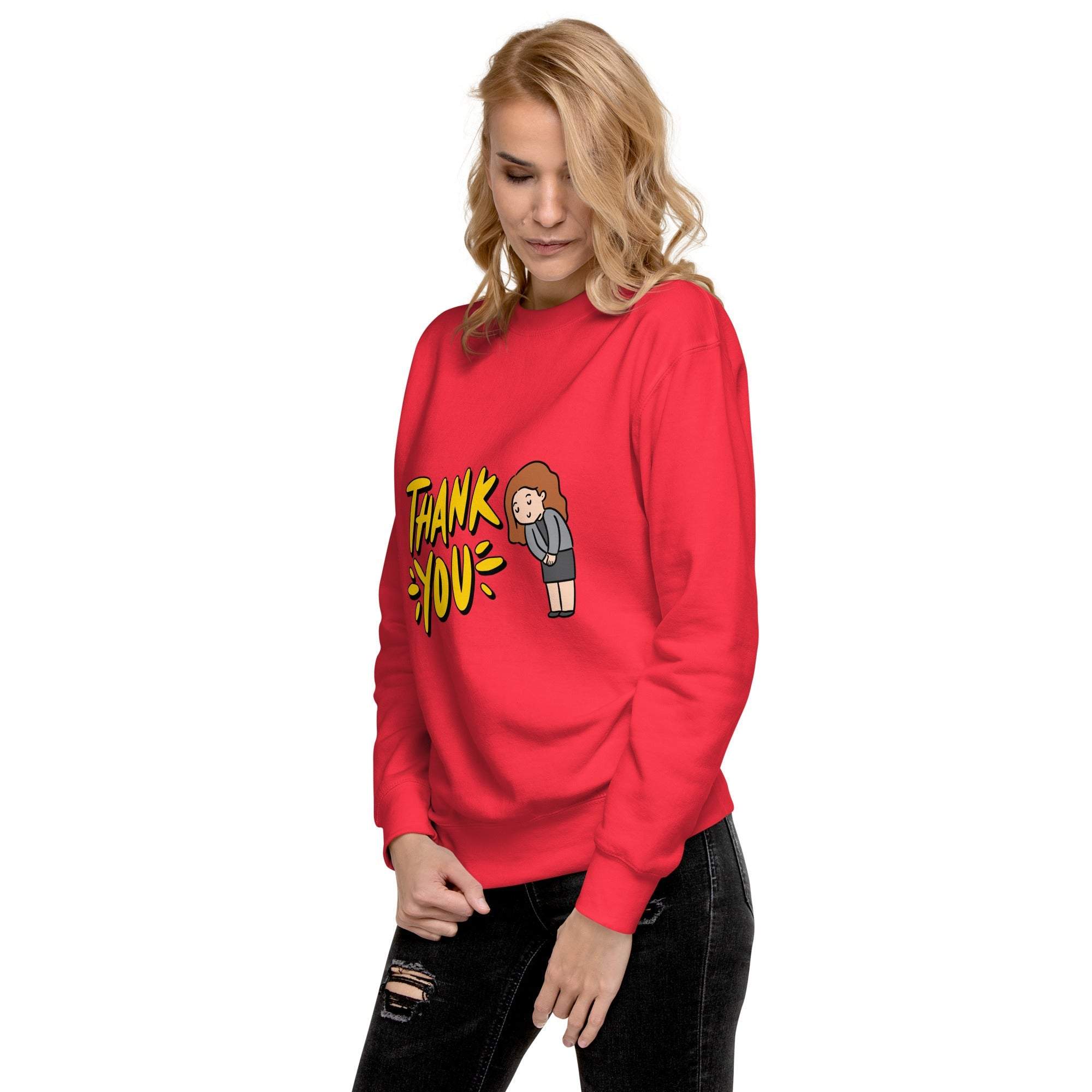 Thank You Sweatshirt - Express Gratitude in Style & Comfortable Shirt