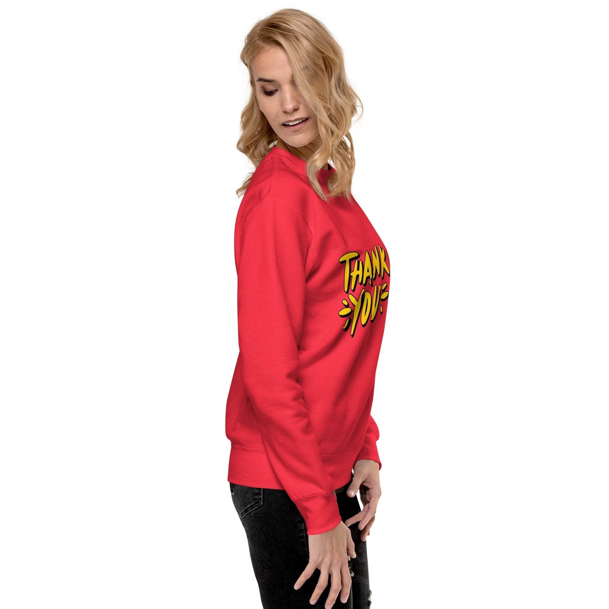 Thank You Sweatshirt - Express Gratitude in Style & Comfortable Shirt