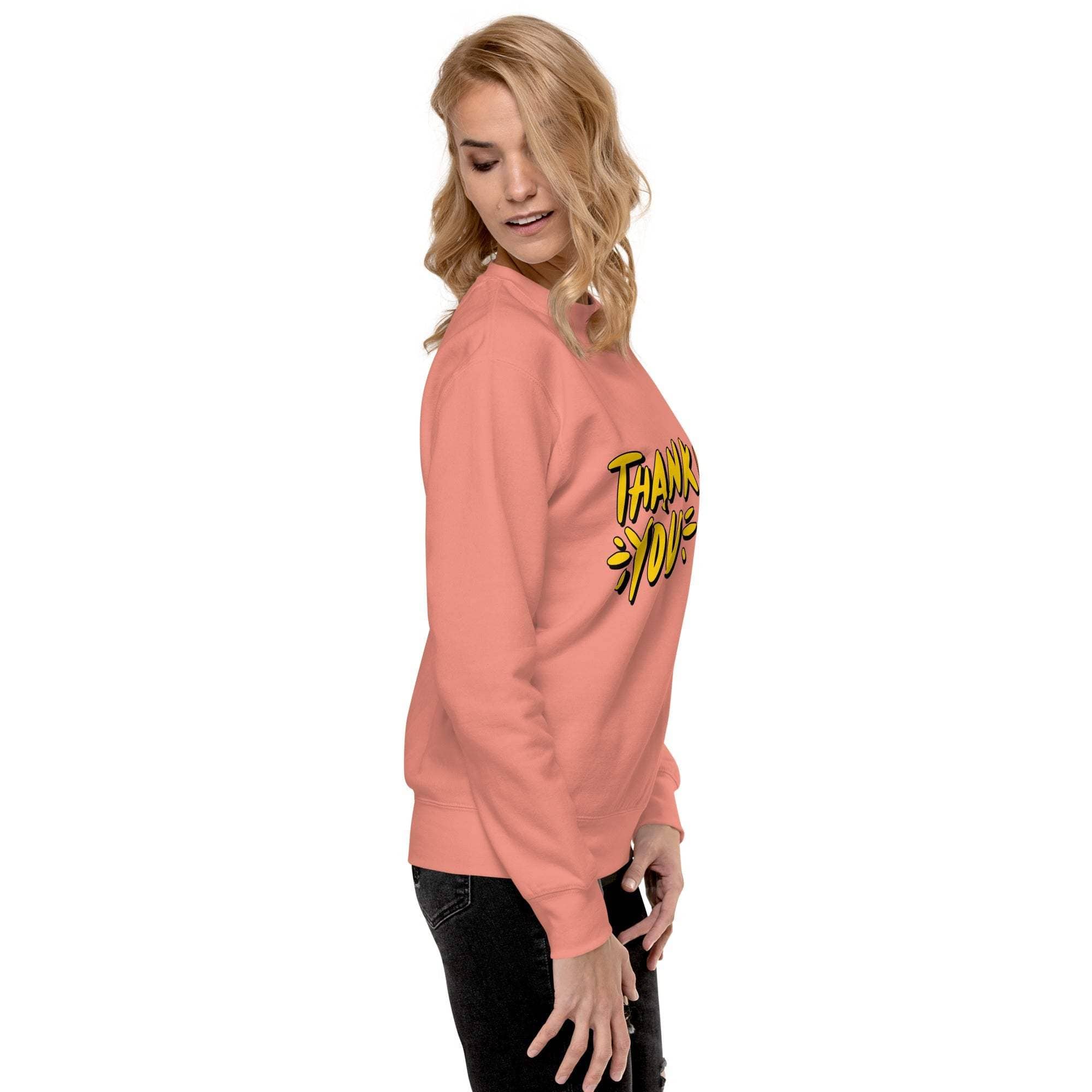 Thank You Sweatshirt - Express Gratitude in Style & Comfortable Shirt