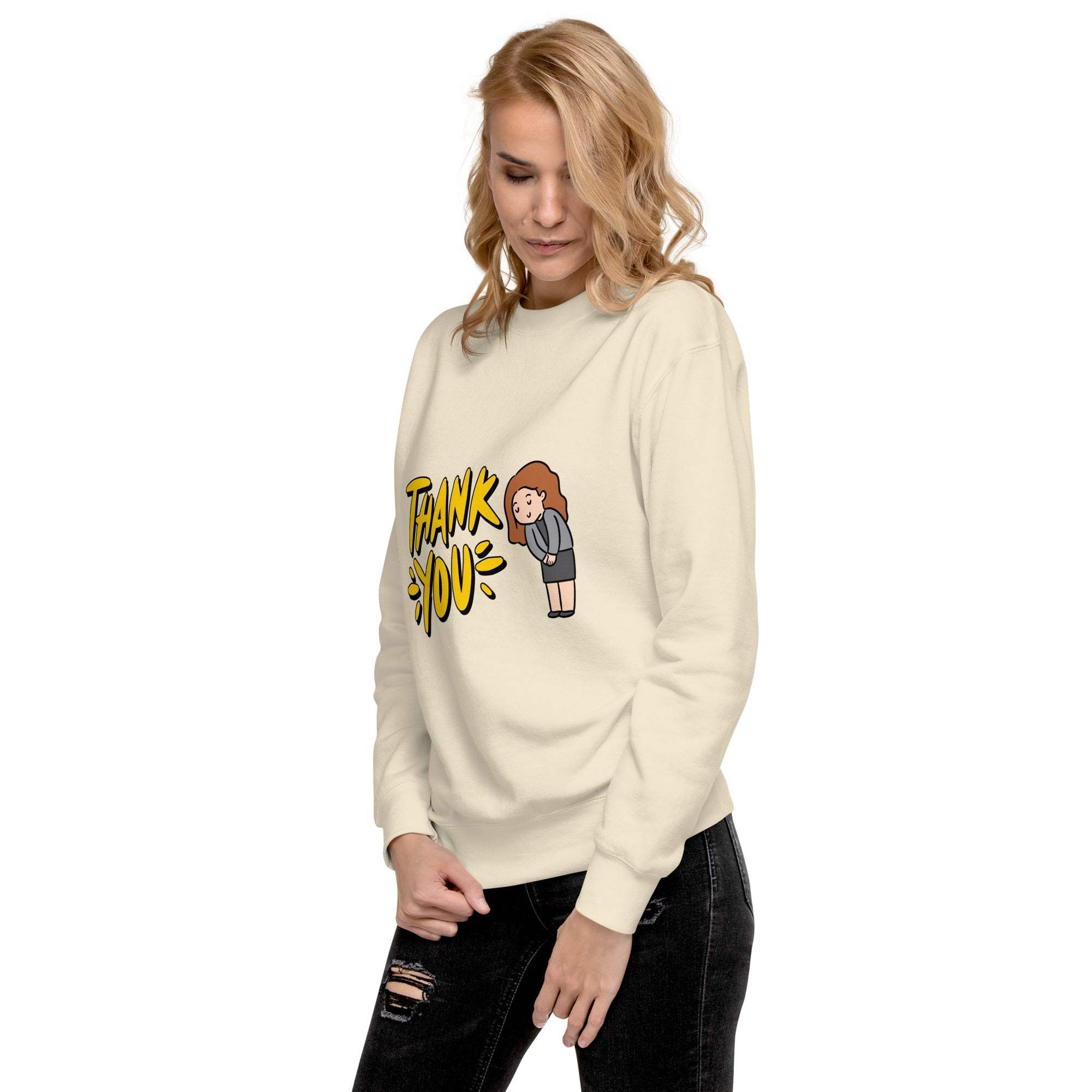 Thank You Sweatshirt - Express Gratitude in Style & Comfortable Shirt