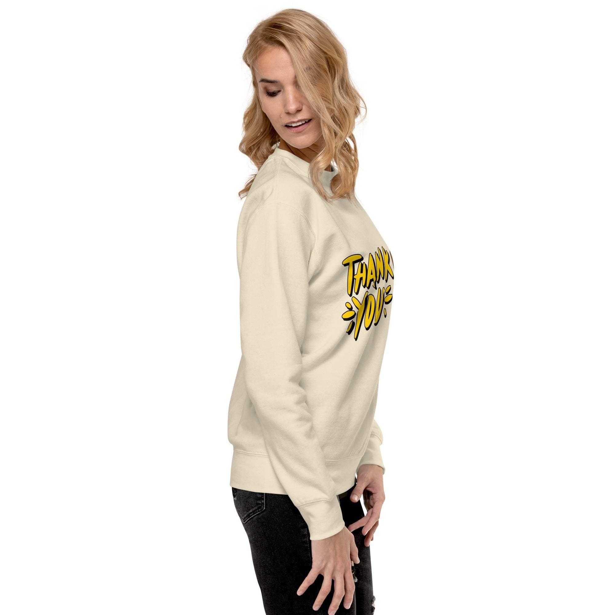 Thank You Sweatshirt - Express Gratitude in Style & Comfortable Shirt