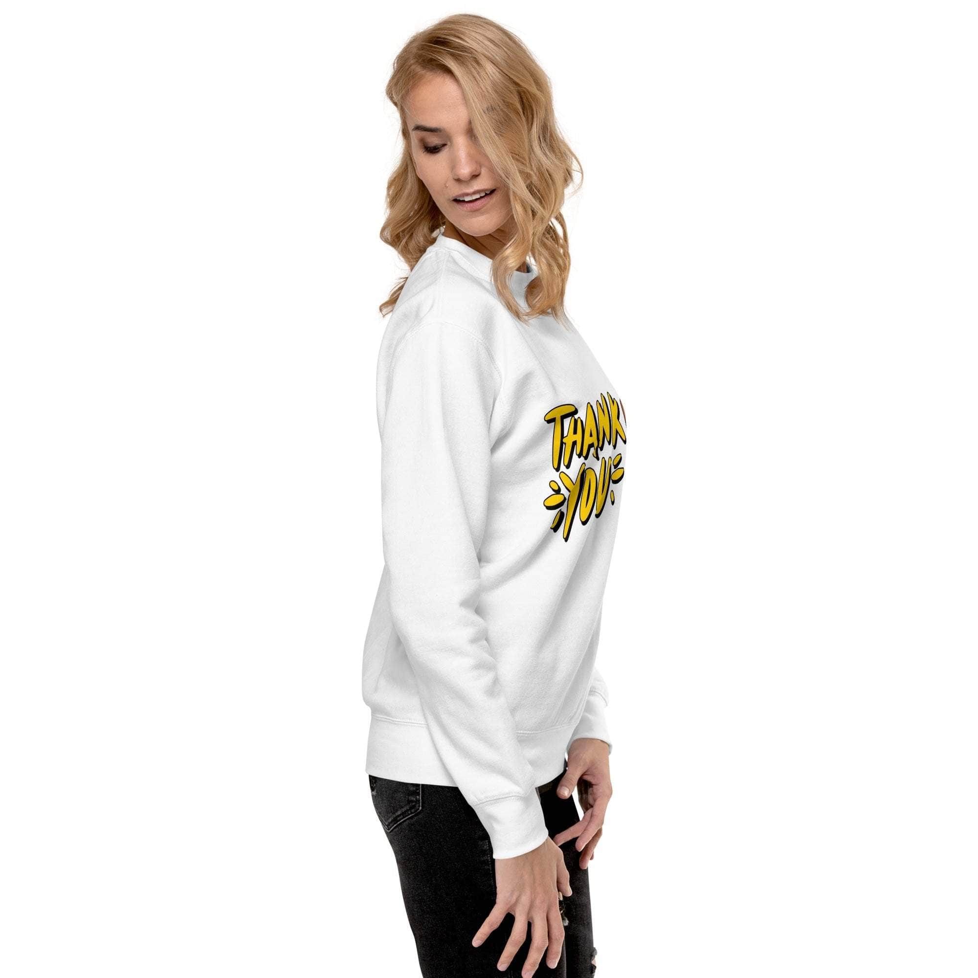Thank You Sweatshirt - Express Gratitude in Style & Comfortable Shirt