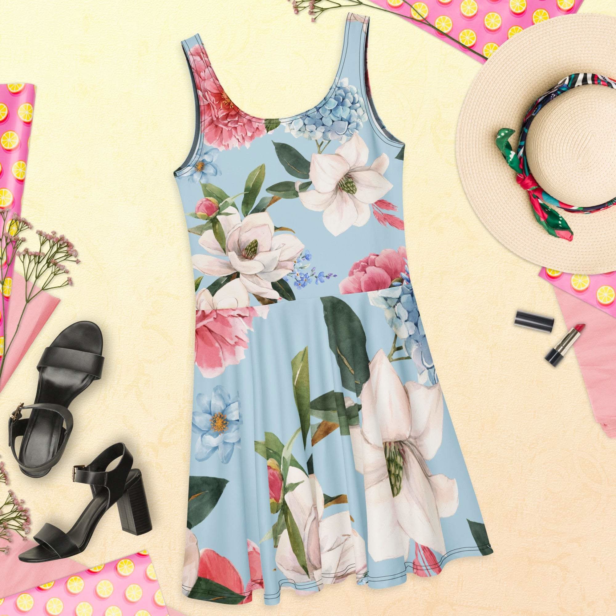Floral Skater Dress