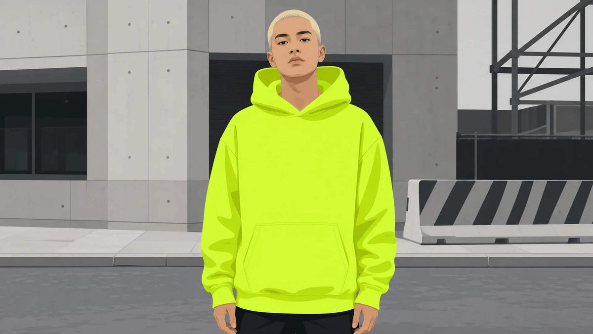 How to Style Bright and Neon Graphic Hoodies