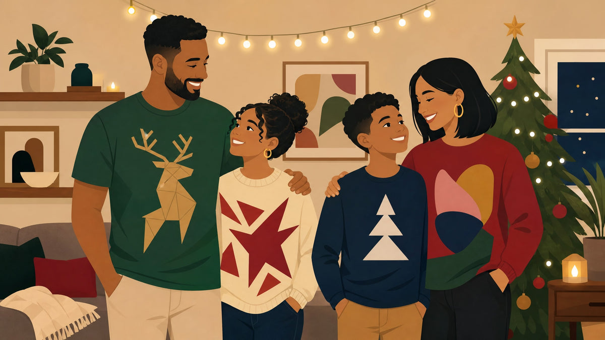 Christmas Shirts for Families Who Don't Match