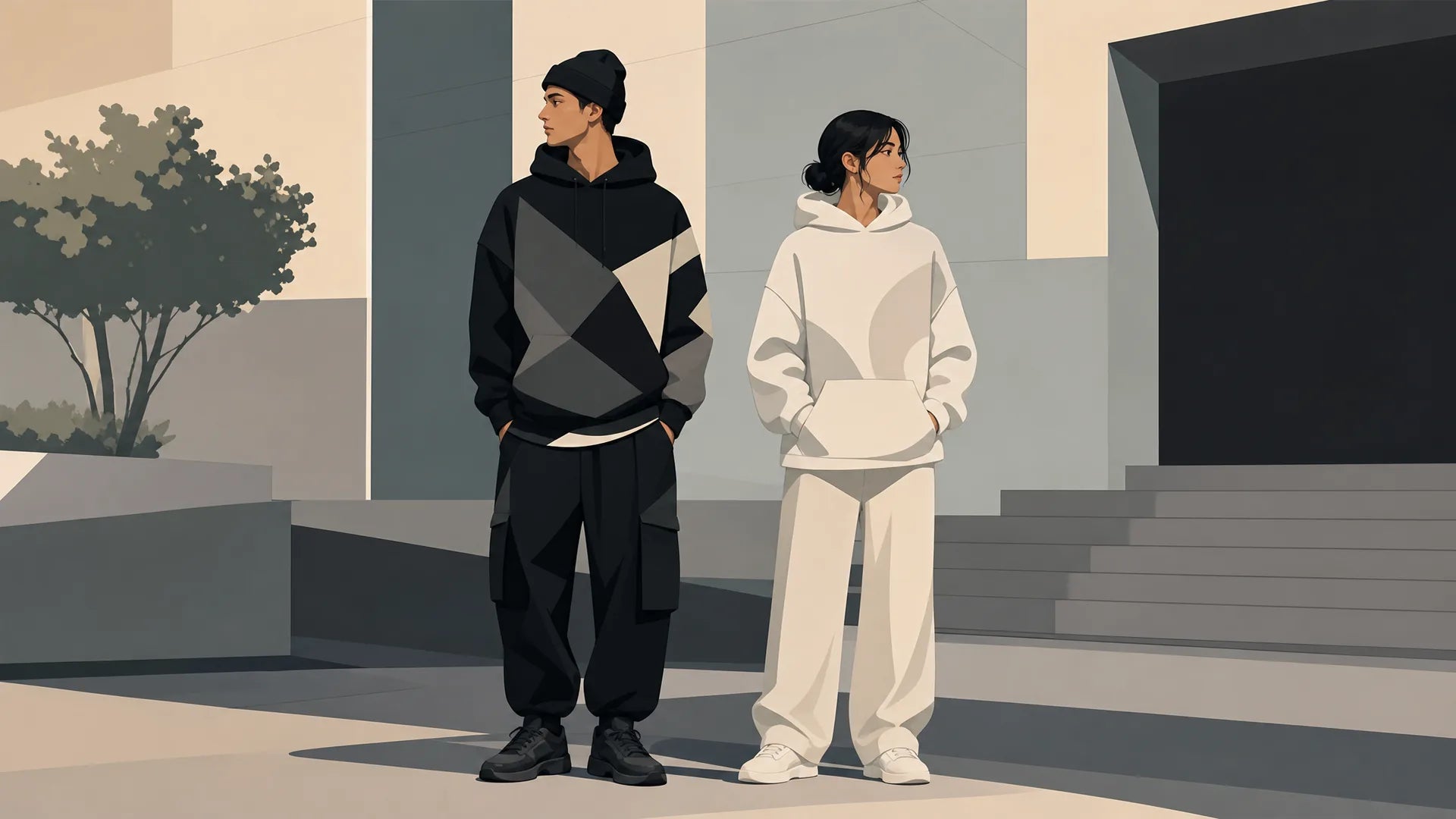 Matching Hoodies for Couples Who Refuse to Match