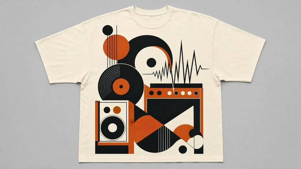 Custom Band Tee Design: Create Music-Inspired Graphics