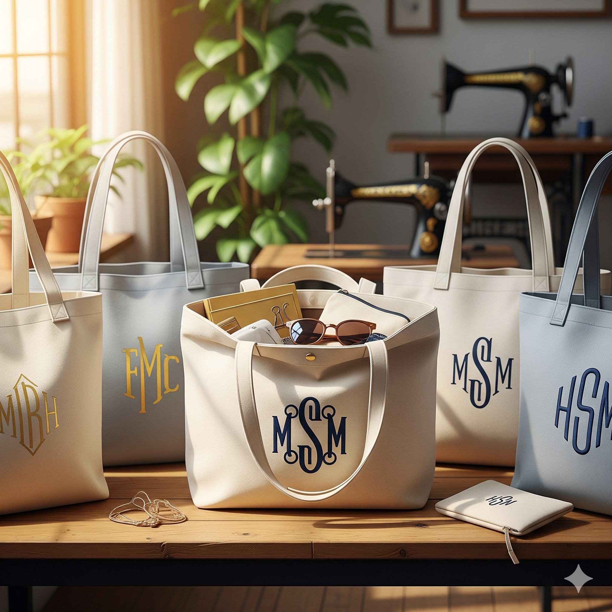How to Create a Monogram Tote Bag Print on Demand Business