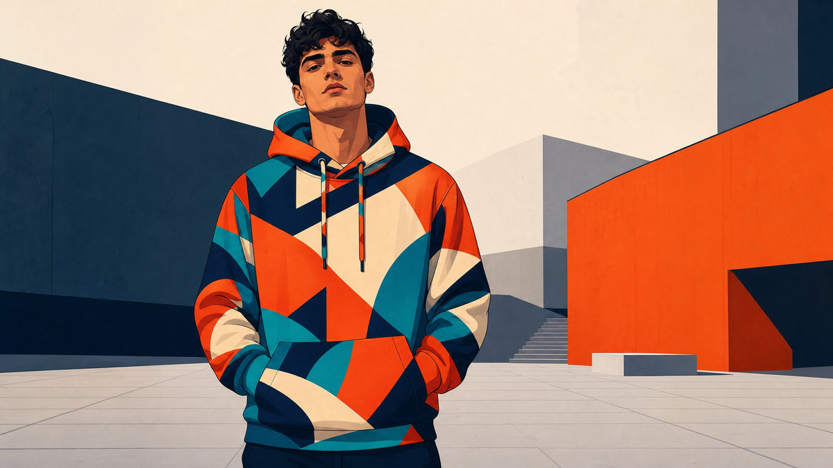 All-Over Print Hoodies for Men: Bold Fits That Hit