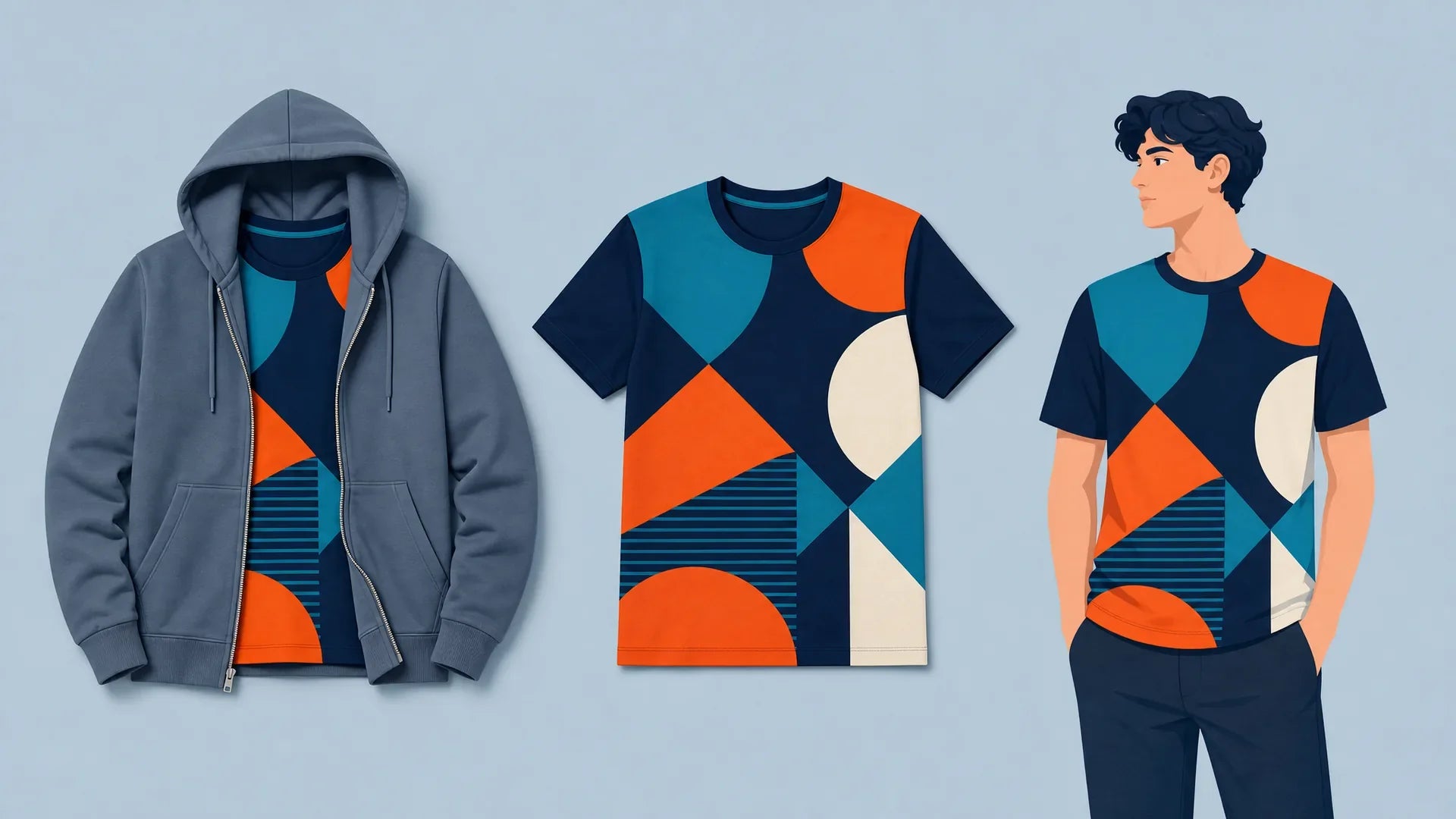 Styling Graphic Tees With Hoodies Without Clashing