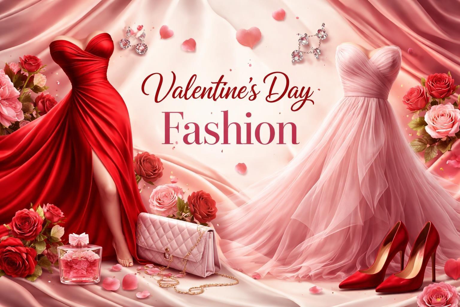 Valentine dresses for women showcasing trendy fabrics, colors, and silhouettes for 2026 style guide