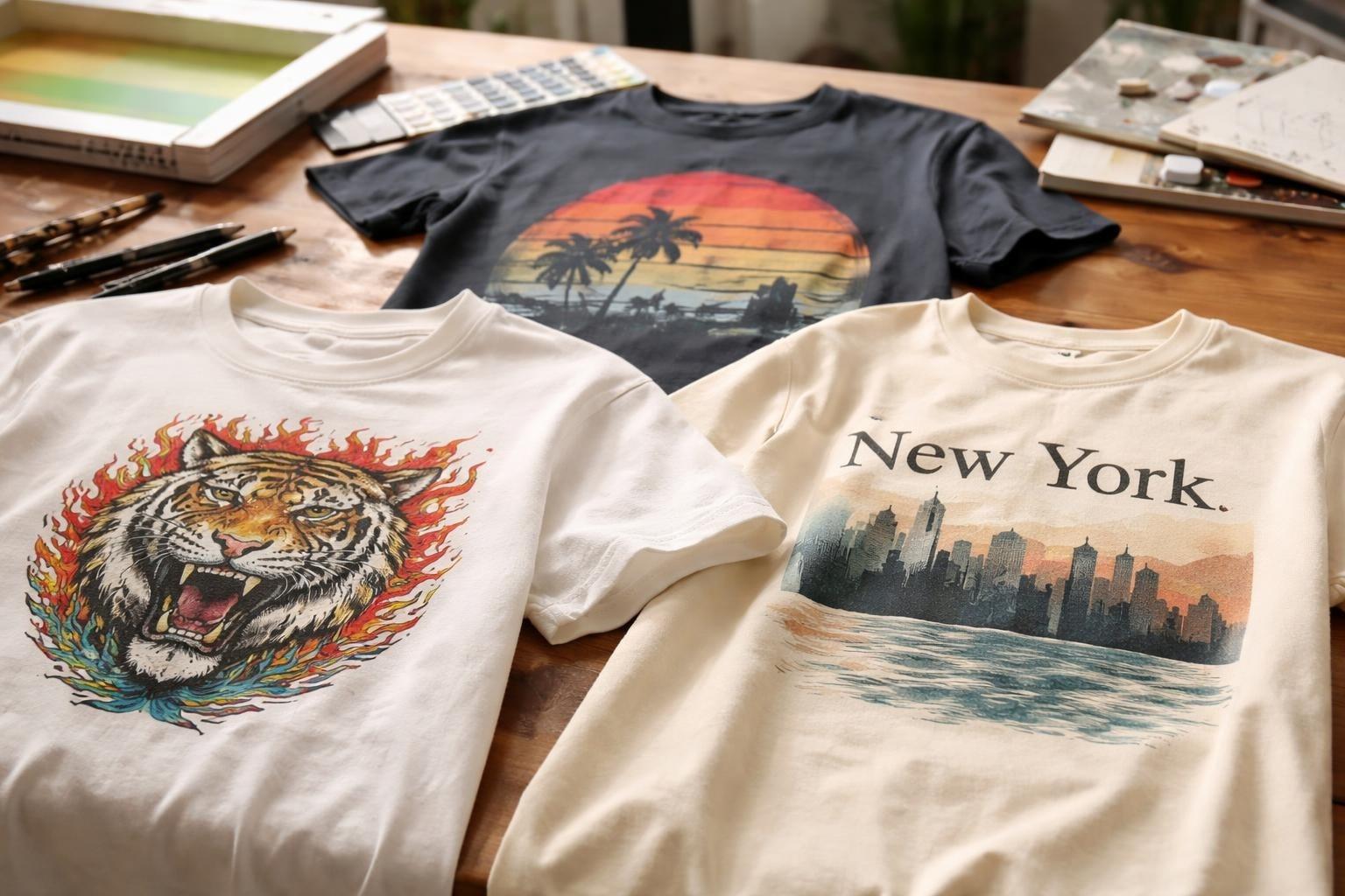 Comparison of cotton fabric grades for quality cotton on graphic t shirt production