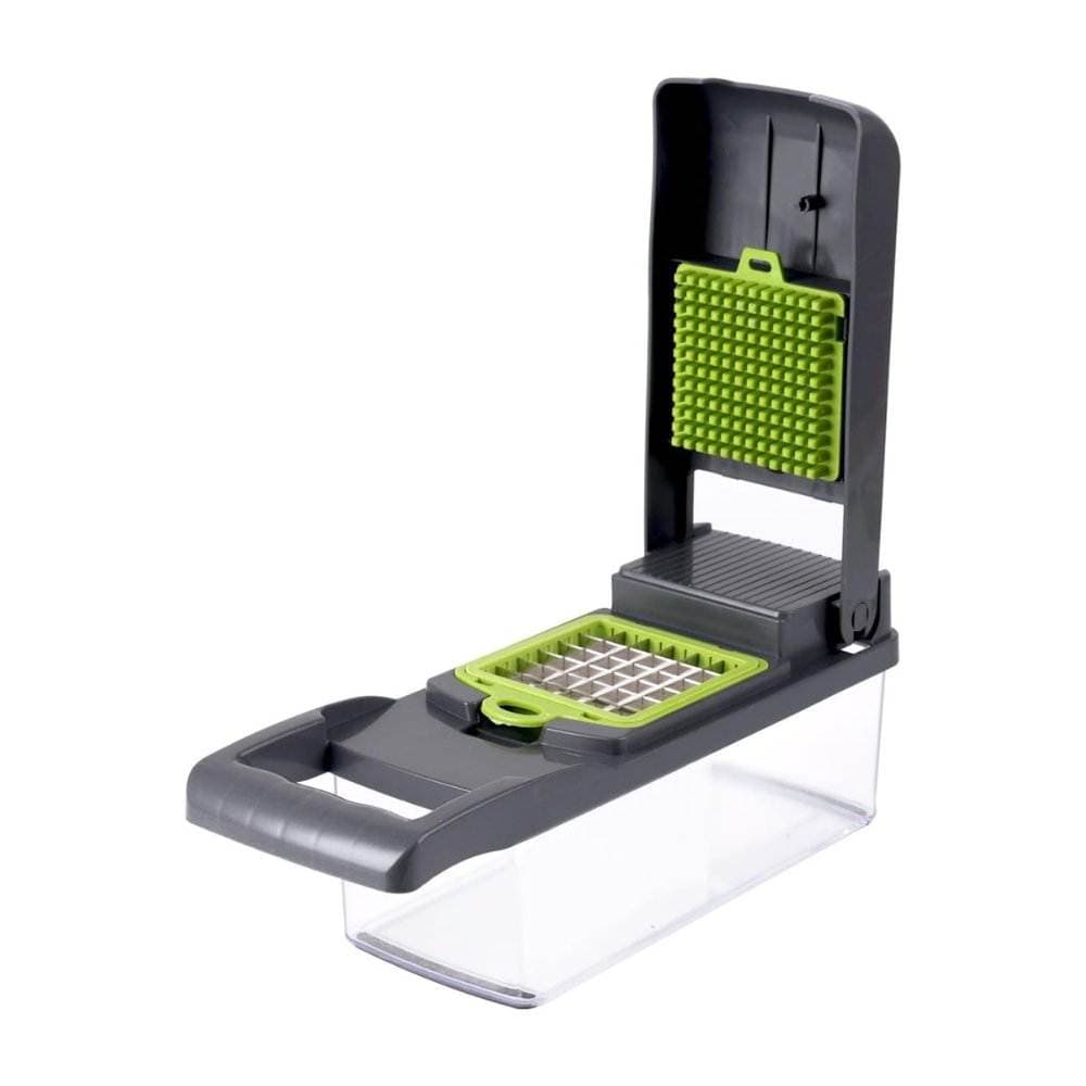 16 in 1 Multifunctional Vegetable Chopper with multiple blades and container for mess-free meal prep