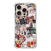 Christmas Collage Phone Case for iPhone 16 Pro with festive holiday design and durable protection