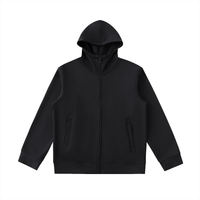 Heavyweight High Neck Zip-Up Hoodie