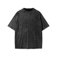 Snow Washed Kids' T-Shirt 100% cotton vintage wash youth tee with loose fit and round neck