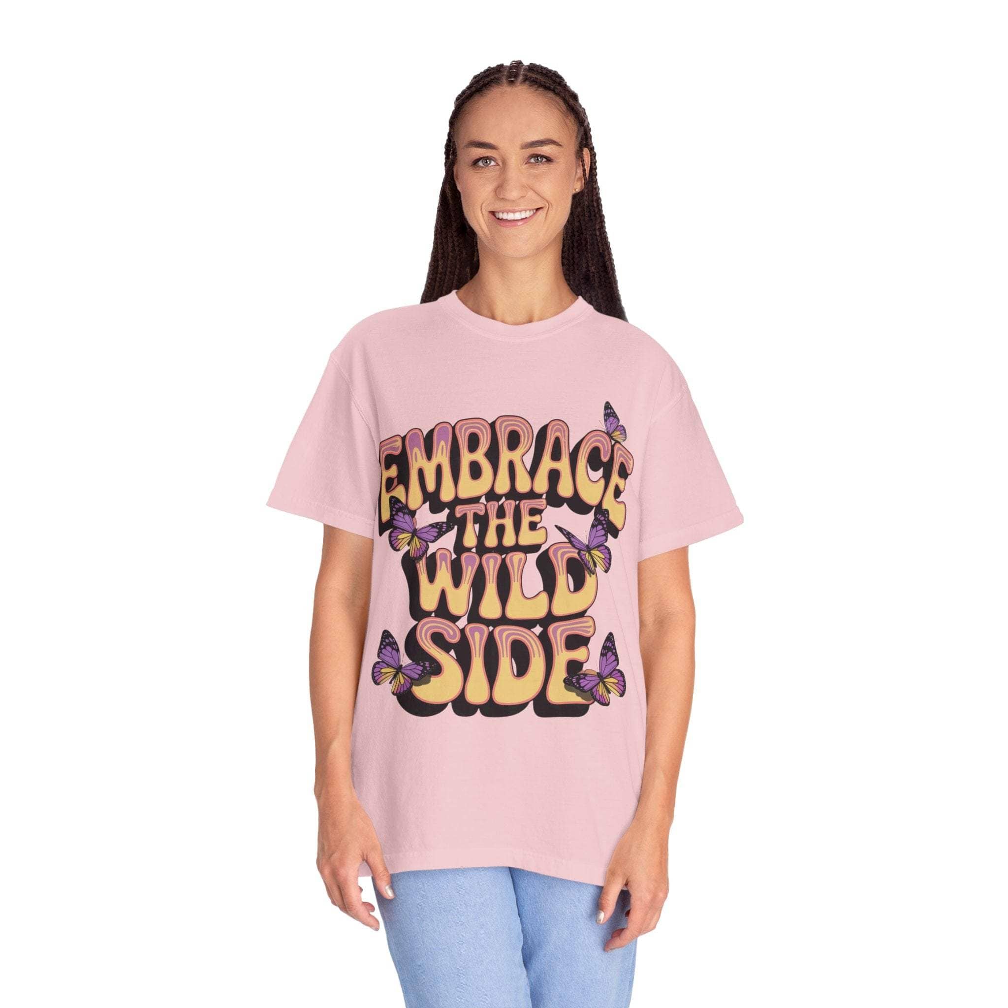 Garment-Dyed T-shirt - Embrace the Wild Side Print