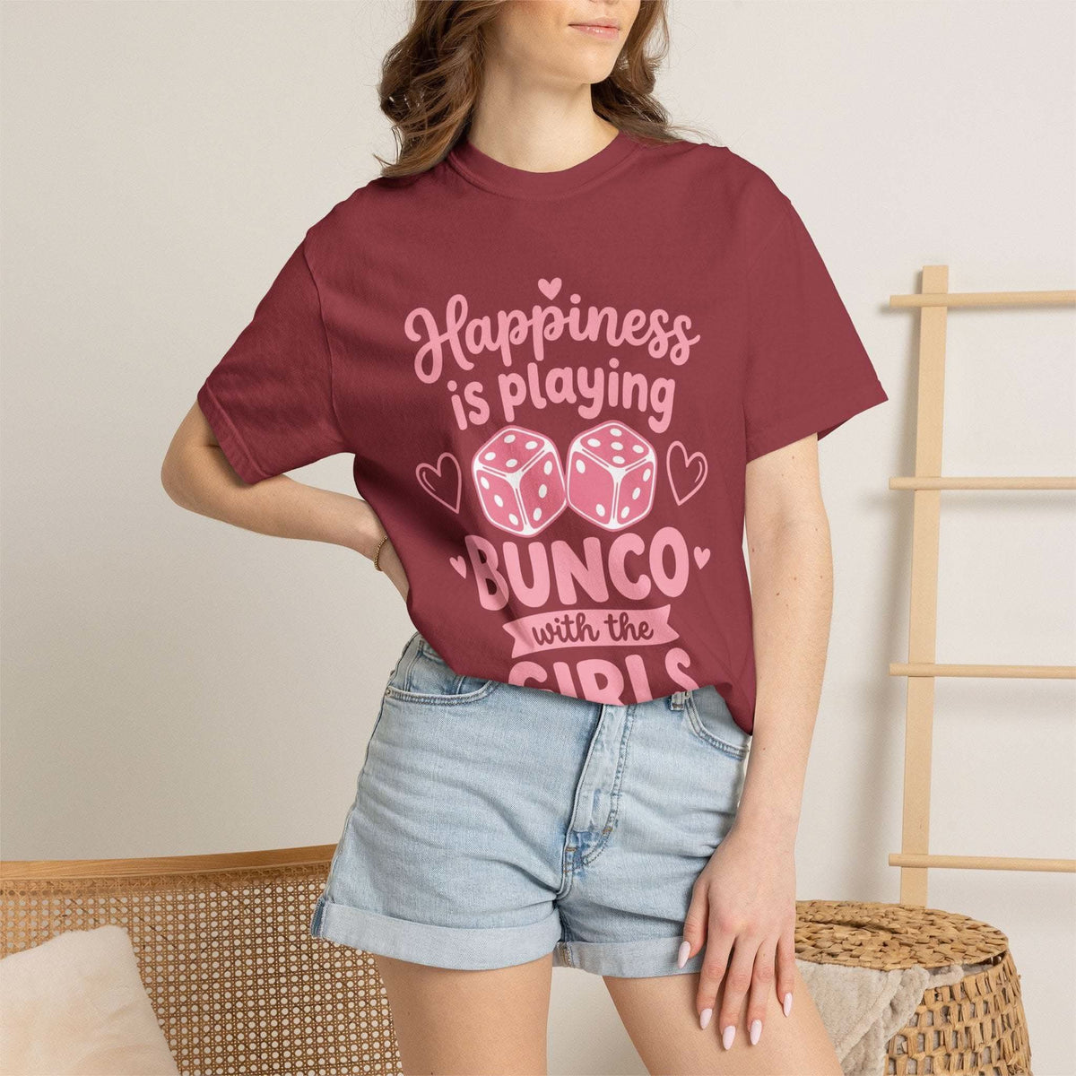 Happiness Is Playing Bunco with the Girls T-Shirt