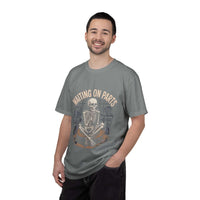 Vintage Waiting on Parts TShirt in faded garment-dyed cotton with relaxed fit and minimalist text design