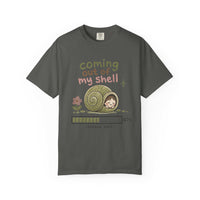 T-Shirt — "Coming Out of My Shell" Cute Snail Graphic Tee