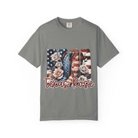 Texas Rose T-Shirt with faded hue and relaxed fit inspired by Texas wild rose